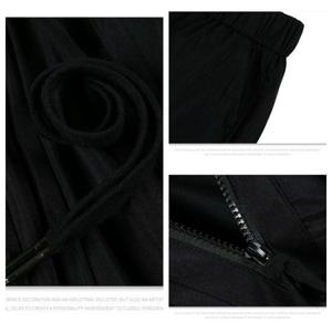 Venta al por mayor pantalones vaqueros holgados tendencia de la calle europea y americana pantalones negros de talla grande pantalones vaqueros hombres holgados pantalones vaqueros de pierna ancha sueltos hombres - Product Image 4