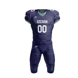 Nouveau dernier modèle Uniforme de football américain pour jeunes et adultes à manches courtes Technique de sublimation Prix de gros - Product Image 4