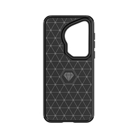 Étui de téléphone de haute qualité en fibre de carbone TPU brossé avec peinture UV, antichoc, anti-chute, léger, couleur unie, Nova12 Ultra Mate60 50