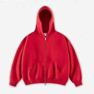 Fabricant de sweats à capuche personnalisés Sweatshirts à capuche avec fermeture éclair complète de créateur multicolore surdimensionné vierge Sweatshirts à capuche pour hommes sur ZOHAN CREATIONS - Product Image 1