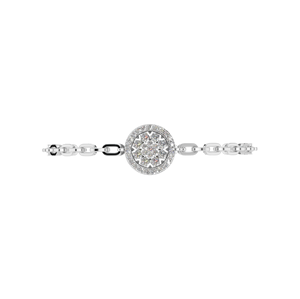 Classique 950 Platine Moissanite Tennis Bracelet Brilliant Cut Cluster 38 Pierres 0.82 Carat Unisexe Femmes OEM ODM Fabricant - Product Image 4