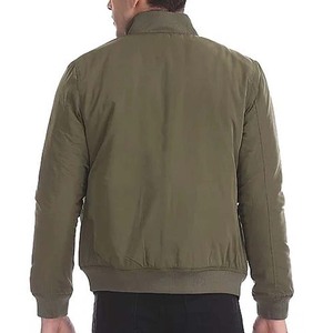 Chaqueta blanda de invierno para hombre ODM personalizada con cuello levantado, abrigo de bombardero de talla grande estilo de calle de poliéster 100% - Product Image 2