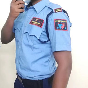 Uniformes de guardia de seguridad de manga corta Premium Camisa de guardia con edición de etiquetas - Product Image 1