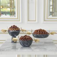 Support de service à chocolat islamique, plateau rond en métal design pour décoration de mariage, 24 pièces