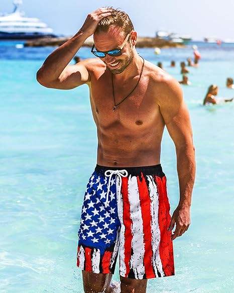 pantalones cortos de playa de Hawái que marca tendencias para el