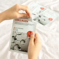 [LAB SEOUL] Masques en feuille pour le visage au collagène coréen, raffermissants, hydratants et éclaircissants, pour un soin quotidien de la peau
