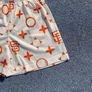 Shorts d'entraînement de base pour hommes de 5 pouces d'entrejambe Shorts en maille de basket-ball personnalisés imprimés par sublimation nouvelle mode d'été - Product Image 4