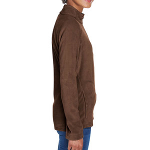Chaqueta de Invierno Acolchada Reversible con Cierre Completo para Mujer, Estilo Bomber, Microfelpa, Color Marrón Oscuro - Product Image 3