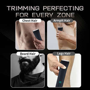 Afeitadora Eléctrica Inalámbrica para Hombre, Resistente al Agua, con Cuchilla de Cerámica, Batería de 800 mAh, 6500-7200 RPM, para Zonas Sensibles - Product Image 3