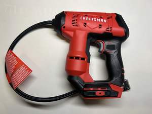 Inflador Inalámbrico V20 con Manómetro Digital de Alta Presión y Luz de Emergencia 12V para Neumáticos, Plástico Cónico - Product Image 3