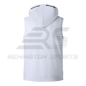 เสื้อฮู้ดแขนกุดสำหรับผู้ชายเสื้อมีฮู้ดสำหรับยิม - Product Image 6