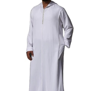 2025 Thobes Jubbah Vintage Confortables pour Hommes, Grande Taille, Respirants, Vêtements Islamiques pour Adultes, Longueur au Sol, En Gros - Product Image 1