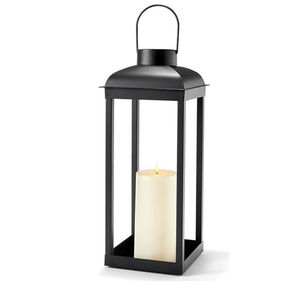 Fancy Home Decor Metal <b>Lantern</b> Tall <b>Black</b> Metal Decorative <b>Candle</b> Holder Outdoor Hanging <b>Lanterns</b> for Festive Decor at Low Price - Product Image 1