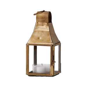 Farol de Metal Cuadrado Dorado Antiguo de Lujo, Hecho a Mano, de Hierro, Colgante, Idea de Regalo Única para Amigos y Familiares en Navidad - Product Image 5