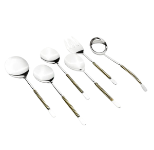 Poignée artisanale couverts outils de service vaisselle maison cuisine fête de mariage maison salle à manger couverts - Product Image 2