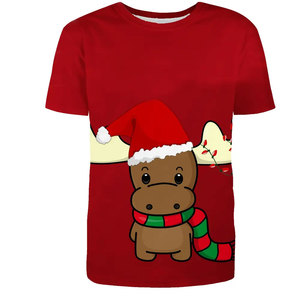 Custom Design Wholesale Very Low Price Sublimation <b>Christmas</b> T <b>Shirts</b> Hot Selling Comfortable <b>Christmas</b> T <b>Shirts</b> - Product Image 4