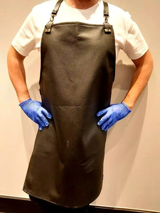 Delantal de cuero de vaca reutilizable de primera calidad, seguridad Industrial, resistente a chispas, resistente al calor, trabajo para soldadura - Product Image 5