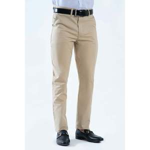 Pantalones Chinos de Algodón ALTILDE para Hombre con Logotipo Personalizado, 100% Algodón con Spandex, Corte Recto, Tela Oxford, Lavado de Color, Decoración con Cremallera - Product Image 1