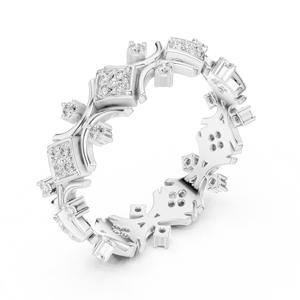 แหวนแต่งงานดีไซน์เนอร์10K สีทอง - Product Image 3