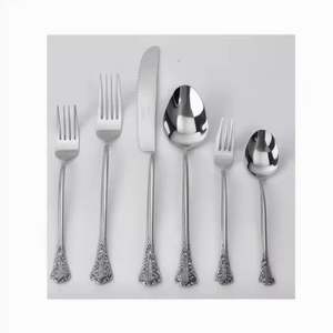 Knife, <b>Fork</b> and Spoon Thickened Exquisite Western Steak Knife Dessert Spoon <b>Fork</b> Coffee Spoon Tableware Set - Product Image 3