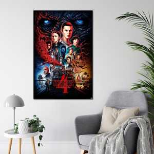 Póster de Vecna de Stranger Things 4, Estilo Moderno, con Marco Negro, Arte de Pared - Product Image 2