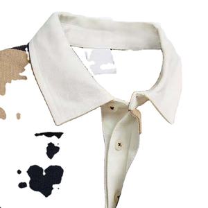 Camisa de hombre de punto de alta calidad personalizada de primavera y verano, camisa polo de punto de manga corta, Camiseta de punto - Product Image 4