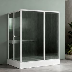 Set cubile Pancuran Toilet, Unit kamar mandi Prefab Set mewah multifungsi siap dibuat - Product Image 2