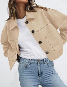 Veste d'extérieur respirante pour femme, tendance, de bonne qualité, avec logo personnalisé, veste décontractée lourde - Product Image 2