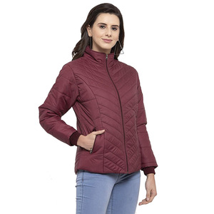 Chaquetas de cuello levantado para mujer, con servicio y diseño OEM rompevientos, novedad - Product Image 3