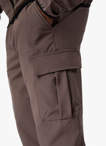 Venta al por mayor OEM pantalones Cargo Streetwear pantalones de algodón caqui Track Jogger con pantalones personalizados pantalones de los hombres a rayas curvas rectas - Product Image 6