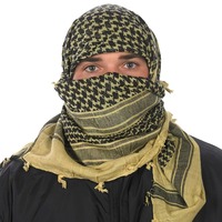 Syal Shemagh Arab Etnik Premium Katun Penutup Kepala Taktis Motif Kamuflase Bernapas Tahan Angin Anti Debu Saudi Yaman Arab