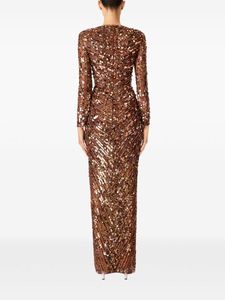 Vintage <b>Maxi</b> <b>Dress</b> for Ladies Elegant Party Fairy Style Hot and Sexy <b>Sleeve</b> Gown Evening <b>Sequin</b> for dinner party and the club - Product Image 6