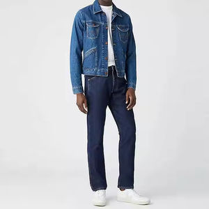 Jeans Vaqueros Casuales para Hombre, de Moda, al por Mayor, de Alta Calidad, Corte Recto, Cintura Media, Estilo Urbano, con Bolsillos Delanteros y Traseros - Product Image 5