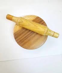 Rouleau à pâtisserie et planche à rouler en bois rond, outils de cuisson, articles de cuisine pour la maison, fabrication artisanale de rouleaux à pâtisserie en bois, planche à pâtisserie - Product Image 6
