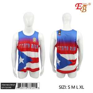 Canotta PUERTO RICO uomo in S M L XL taglie 72 pz/CS - Product Image 1