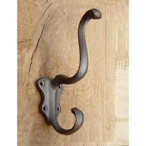 Decorative Antique-style Iron Keyholder Hook with Ornate Designs & Perfect <b>for</b> Rustic and Traditional Home Interiors - Product Image 1