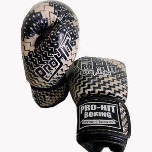 Gants de combat unisexes de qualité supérieure pour compétition, vente à chaud, nouveaux gants de boxe noirs et blancs gagnants Arts martiaux de la manufacture - Product Image 6
