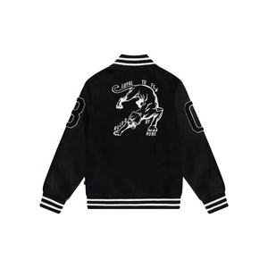 Chaquetas Varsity Bordadas Personalizadas para Hombre, 100% Lana, Estilo Vintage, Resistentes al Viento, para Invierno - Product Image 5