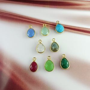 Pendentif en forme de poire en pierre précieuse rubis, pendentif à breloques en pierre précieuse pour la fabrication de bijoux - Product Image 4