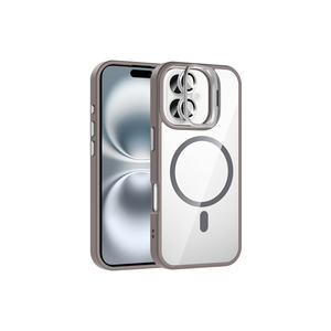 Coque de luxe en silicone Netzy Série Etro pour iPhone 11 Pro 16 Plus avec support intégré et protection d'objectif pour MagSafe INS - Product Image 2