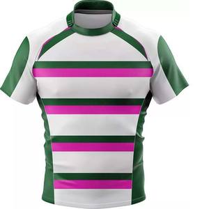 Camiseta de Rugby Sublimada para Hombre, Diseño Nuevo 2025, Precio al por Mayor, Ropa Deportiva, Ropa de Rugby, Material de Poliéster - Product Image 4