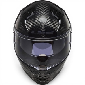 Casque de course intégral LS2 FF811 Vector II en carbone, nouveau modèle à double visière relevable avec fermeture rapide, coque en PC - Product Image 2