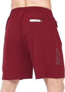 Short de sport d'été respirant pour hommes pour le tennis, le basket-ball, le football, le badminton, l'entraînement, le bas en polyester solide pour garçons - Product Image 5