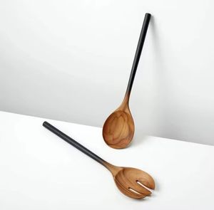 Juego de Cubiertos de Acero Inoxidable para Ensalada con Diseño de Rama de Árbol, Especial para Vajilla y Utensilios de Cocina - Product Image 3