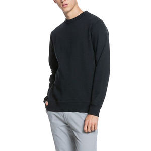 สเวตเชิ้ตผู้ชายแขนยาวคอกลมผ้าฟลีซหนาทรงหลวมใส่สบายออกแบบมาใหม่ - Product Image 3