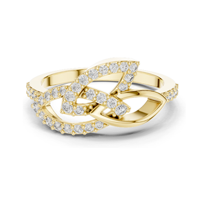 Bague pour femme en diamant de laboratoire 0,354 CT, clarté VVS-VS EF, or 18 carats, 14 carats, 10 carats et argent 925, or rose, or jaune, or blanc - Product Image 3