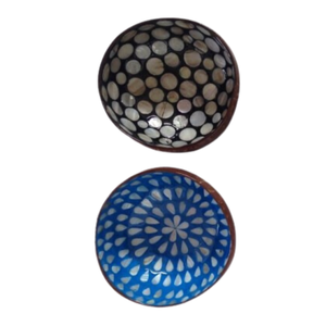 Cuenco de cáscara de coco lacado hecho a mano de alta calidad personalizado para uso en la cocina fabricado directamente en Vietnam - Product Image 2