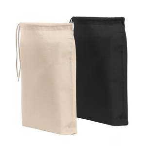 Eco-Friendly Reusable Shoe Storage <b>Bags</b> Portable Fabric Linen Silk with <b>Drawstring</b> and Zipper Closures for Shopping - Product Image 2