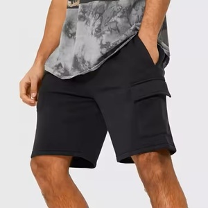 100% Cotton French Terry Sweat <b>Shorts</b> High Quality Knitted Luxury Cotton <b>Fleece</b> Cargo for Men Custom Drawstring Solid Pattern - Product Image 2