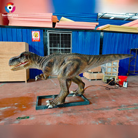 Sıcak Fırsat Özel Ölçüde Animatronik T-Rex Robot Dinozor - Dino Parklar İçin Gerçekçi Tyrannosaurus Rex Animatronik Tedarikçisi